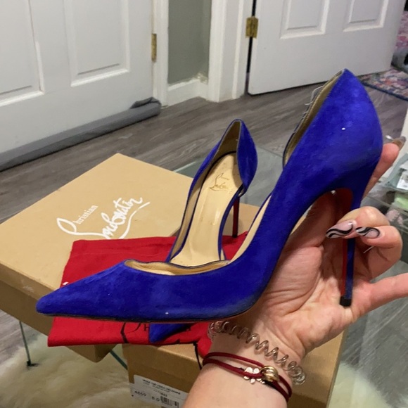 VELVET PURPLE IRIZA LOUBOUTIN USED - Picture 5 of 9